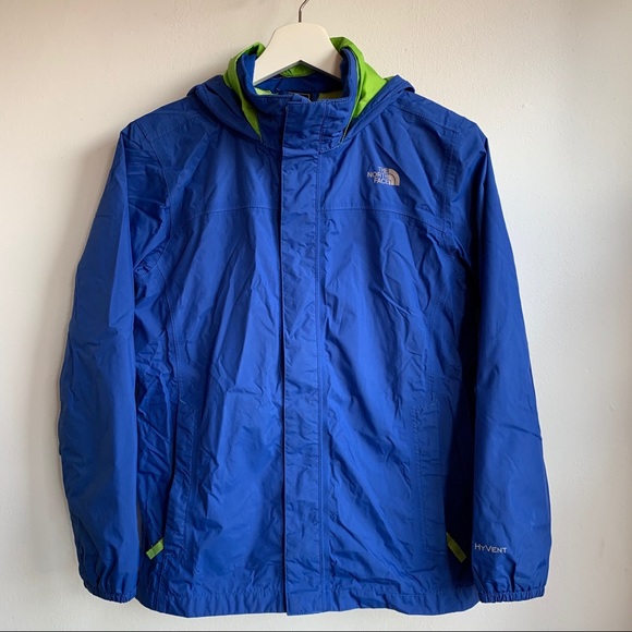 The North Face Other - The North Face blue rain coat boys size L 14/16